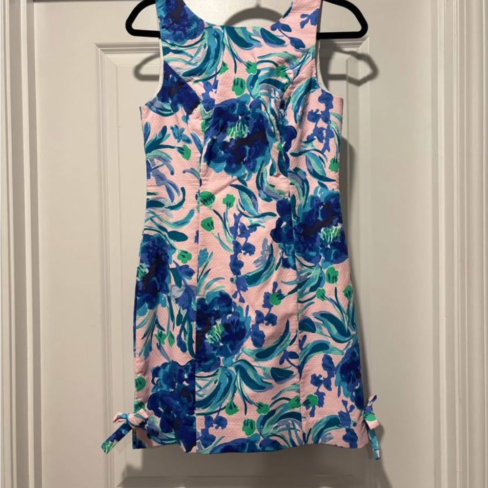 Lily Pulitzer Women’s MILA STRETCH SHIFT DRESS Pink Tropics Tint Sweet Pea 00